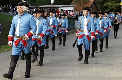 Brtnicí prošel mrazivý morový průvod