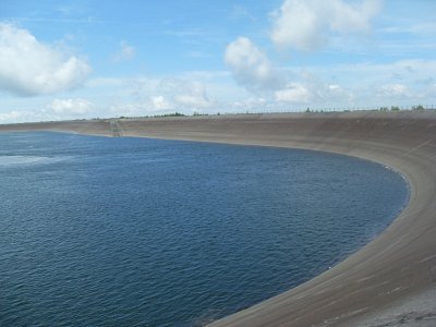 Nádrž Dlouhé Stráně má rozlohu 16,3 ha - nadmořská výška je 825m.