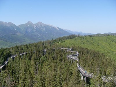 Bachledova dolina - Stezka korunami stromů