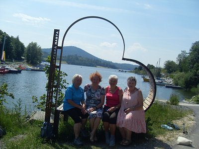 Okolní romantická krajina Slezské Harty - jako někde v Kanadě?