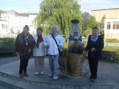 Naše čtyřka u jednoho z pramenů