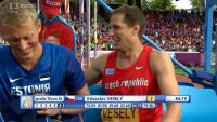 Oštěpař Vítězslav Veselý sice nezvítězil - ale byl veselý