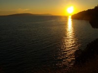 Západ slunce nad mořem - 2014