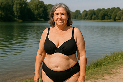 Je vhodné, aby zralá plnoštíhlá dáma nosila dvoudílné plavky?