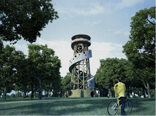 Nový výhled na rovinatou Hanou, 
ale i na Jeseníky či Lysou horu